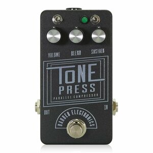 最落無し! Barber Electronics　Tone Press V4 Black / a45504　接続してすぐにプレイできるシンプルなコンプレッションペダル　1円