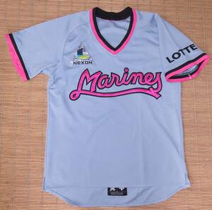 復刻 正規品 NPB デサント 千葉移転初年度 1992-93 ピンク 千葉ロッテ・マリーンズ ビジター用 ユニフォーム/ジャージ