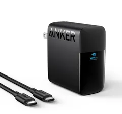 新品 Anker 317 Charger (100W) with USB-C & USB-C ケーブル【1.5 mケーブル付属/USB PD対応/PSE技術基準適合/折りたたみ式プラグ】MacBook Windows PC iPhone 15シリーズ iPad