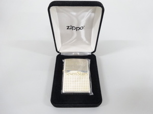 新品 未使用品 2019年製 ZIPPO ジッポ STERLING SILVER スターリング シルバー Seven Stars セブンスター 銀 ライター USA 限定 懸賞品