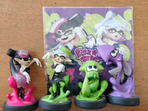 【amibo】スプラトゥーン splatoon 4体＋おまけセット