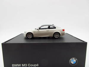 1/43 BMW M3 クーペ E92 ディーラー特注　ミニカー　ホワイト カーボンルーフ