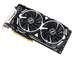 【中古】MSI製グラボ GTX 1080 Ti ARMOR 11G OC PCIExp 11GB [管理:1050014178]