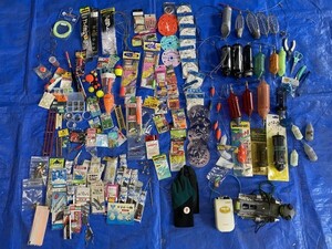 E5-494 【現状お渡し】 釣り具 釣具 釣り用品 等 まとめ売りセット 釣り針 カゴ 下田ばけ 等