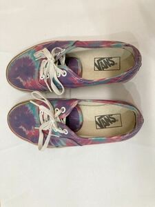 VANS AUTHENTIC タイダイ柄　サイズ6H（レディース24.5cm相当）オーセンティック　skater サーフ