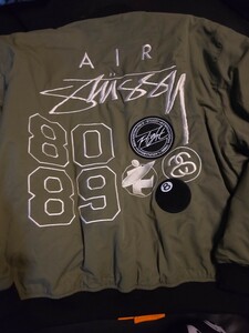 新品同様 2023AW Stussy × NIKE / ステューシー × ナイキReversible Jacket / リバーシブル ジャケットOlive / オリーブ XL