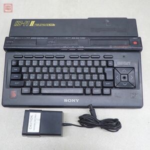 1円〜 SONY MSX2 HB-F1II 本体 ACアダプタ付 ソニー HITBIT 起動OK ジャンク パーツ取りにどうぞ【20