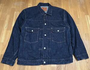 46 FULLCOUNT 2102SR Type 2 Super Rough Denim Jacket