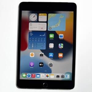 Apple SIMフリー iPad mini 4 スペースグレイ 128GB MK762J/A Wi-Fi+Cellular バッテリー最大容量94% アクティベーションロック解除済