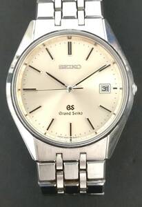 SEIKO Grand Seiko GS グランドセイコーRef 9587-8000 シルバー文字盤 デイト クォーツ メンズ 腕時計 #2458