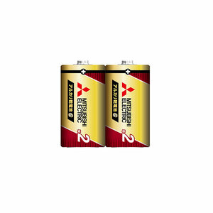 単2アルカリ乾電池 単二乾電池 三菱 日本製 LR14GR/2S/0862 2個組ｘ１０パック/卸/送料無料