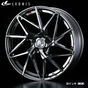 WEDS レオニスIT 18x7.0J+47 5H/114 BMCMC/ブラックメタルコートミラーカット (4本) 業者様直送送料無料