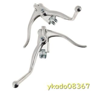 P1333: ★人気商品★ダブルハンドルアロイロードバイクレバー,22.2mm,レーシングバイク用