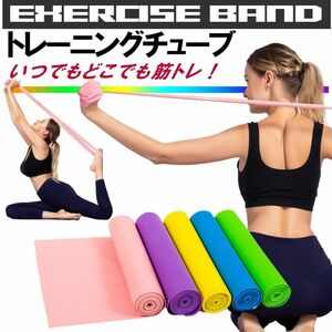 送料無料 ダイエット トレーニング チューブ 筋トレ ヨガバンド 男女兼用 ストレッチ ダイエット 腹筋 ゴムチューブ 筋トレチューブ Q1