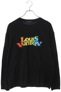 ルイヴィトン LOUISVUITTON 23SS RM231M NPG HOY31W サイズ:M LVフェードプリンテッド長袖カットソー 中古 OM10