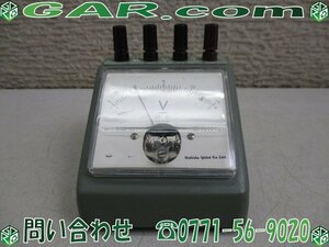 LB70 内田洋行/ウチダ 電圧計 300V/15V MF-7 教材 理科 小学校 昭和レトロ