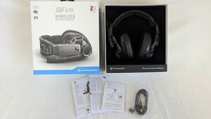 SENNHEISER ゼンハイザー GSP 670 ゲーミングヘッドセット ワイヤレス 密閉型 ノイズキャンセリング マイク付き EPOS Bluetooth Wireless