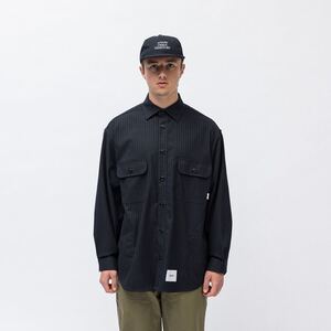 23AW WTAPS WCPO 01 / LS / PLRA. TWILL. シャツ　 wcpo フランネルシャツ　窪塚洋介　窪塚着　sign obj bc