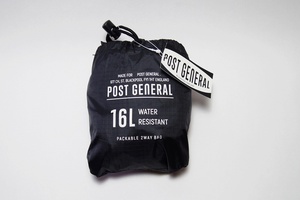 Post General パッカブル2Wayバッグ ブラック 【展示品処分特価】