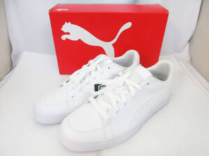 G3284【スニーカー】プーマ V コート バルク★PUMA V COURT VULC 389907-01★29cm★メンズ 靴 シューズ★ホワイト★未使用品★