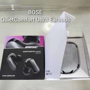 開封動作確認のみ 未使用 新品 BOSE Quiet Comfort Ultra Earbuds Black 送料無料 ノイズキャンセリング ワイヤレスイヤホン 箱 付属品完備