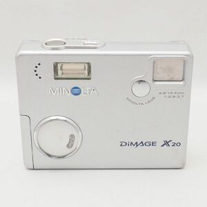 MINOLTA DiMAGE X20 本体のみ 単3 デジカメ ミノルタ 管17936