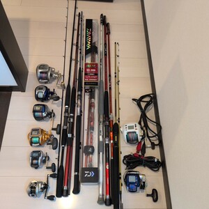 ダイワ　シマノ　船釣り　大量　良品のみ　動作良好　電動リール　 SHIMANO　 DAIWA　新品未使用の竿あり