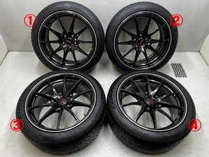 ◎ RAYS VR G25 FORGED アウディ TT クーペ A5/8J 09年 8JCCZF 18インチ PCD112 5H アルミホイール 4本セット (在庫No:A39389) (7624) ◎