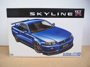 アオシマ◎R34　スカイライン　GT-R　VスペックII　’02