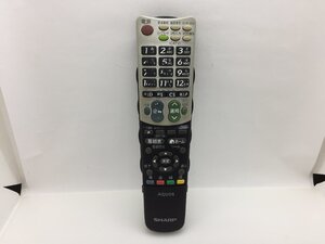 SHARP　リモコン　GA835WJSA　中古品F-0168