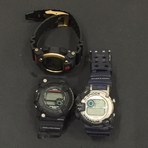 1円 カシオ G-SHOCK フィッシャーマン DW-8600 他 フロッグマン DW-8200 / DW-9900 等 メンズ 腕時計 3点 セット