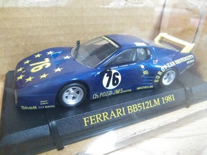 フェラーリ512BBLM1981年1/43アシェットFERRARI　箱無