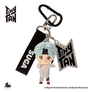 同梱可★BTS 防弾少年団 TinyTAN(タイニータン) 公式★韓国販売品★FIGURE KEYRING with Tmoney Card★SUGA（ユンギ）★送料300円