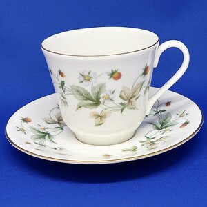 DKG★ 未使用 ROYAL DOULTON ロイヤルドルトン ストロベリークリーム カップ&ソーサー C&S カップ ソーサー 1客