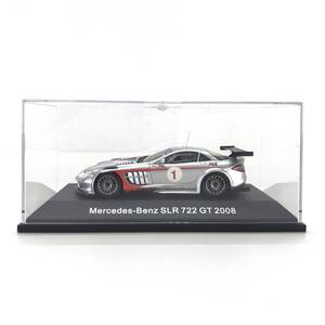 ☆中古品☆ Spark スパーク ミニカー 1/43 Mercedes-Benz メルセデスベンツ SLR 722 GT 2008 トロフィー #1 開封品