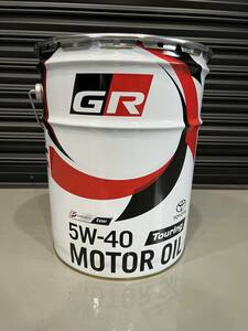 【20L】 GR MOTOR OILTouring 5W40 20L×1缶 TOYOTA GAZOO Racing トヨタ純正 全合成油⑦