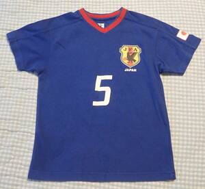 JFA 背番号5 宮本恒靖さん 半袖Tシャツ◆130