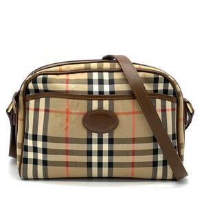 1円 美品 Burberrys BURBERRY バーバリー ノバチェック シャドーホース ショルダーバッグ クロスボディ ヴィンテージ