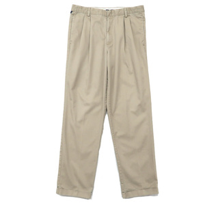 古着 ドッカーズ DOCKERS チノパンツ スラックス ツータック ベージュ サイズ表記：W34L34　gd39679