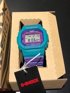 ☆レアカラー/G-SHOCK DW-5600TB-6JF CASIO グリーン パープル☆