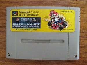 KME14418★SFCソフトのみ スーパーマリオカート SUPER MARIO KART 起動確認済み クリーニング済み スーファミ