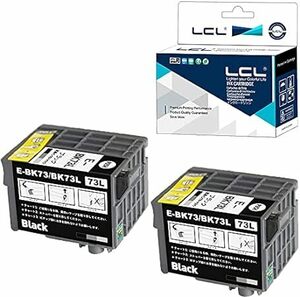 LCL EPSON用 エプソン用 ICBK73L（2パック ブラック） 顔料 互換インクカートリッジ 対応機種：PX-K150 P