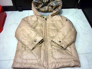 バーバリー 110A ジャンパー ベージュ キッズ アウター BURBERRY ノバチェック