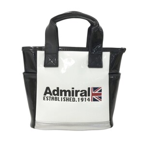 【1円】ADMIRAL アドミラル 2022年モデル エナメル カートバッグ ホワイト系 [240101335881]