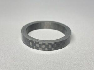 匿名配送ネコポス210円～ 新品 DIA-COMPE 1インチ 5mm カーボン コラムスペーサー ブラック ダイアコンペ ダイヤコンペ 0830G2402/230