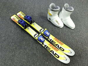 1472Y★ヘッド team 87cm/子供用中古★チューンナップ済み★選べるブーツ17-22cm/ビンディング設定(無料)/ストック追加可