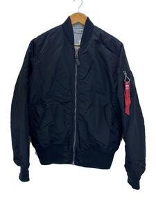 ALPHA INDUSTRIES◆フライトジャケット/XL/ナイロン/BLK/無地/TA0141-201//