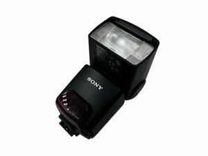 １円スタート SONY ソニー HVL-F42AM カメラ フラッシュ 照明 アクセサリー ストロボ 収納ケース ミニスタンド付 写真撮影 本体 一眼カメラ