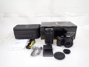 【良品】 Nikon ニコン Z50 ラーレス一眼カメラ ダブルズームキット 16-50mm/50-250mm 説明書/元箱/バッグ付 ∴ 7094A-1