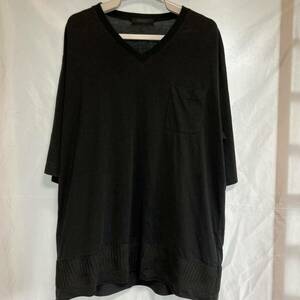 undercover 20SS ucy4803 リブ圧着ビッグサイズVネックTシャツ サイズ3